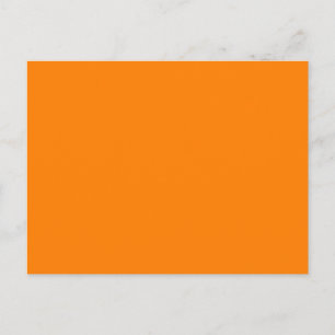 Postal Plantilla naranja para imágenes y texto personaliz