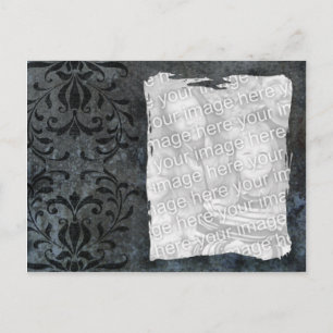 Postal Plantilla oscura elegante