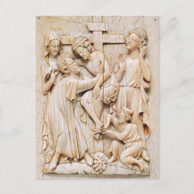 Postal Plaque con el descendiente de la Cruz (Anverso)