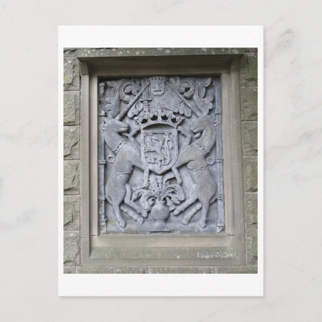 Postal Plaque de unicornio (Anverso)