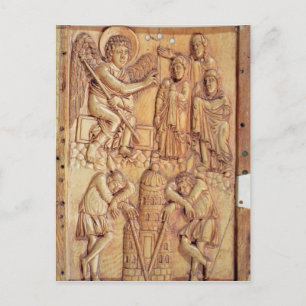 Postal Plaque representando a las mujeres sagradas en la 