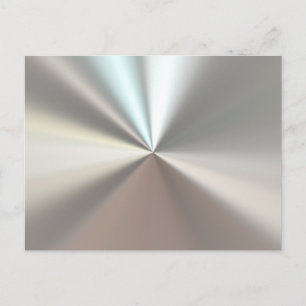 Postal Plata artística metálica