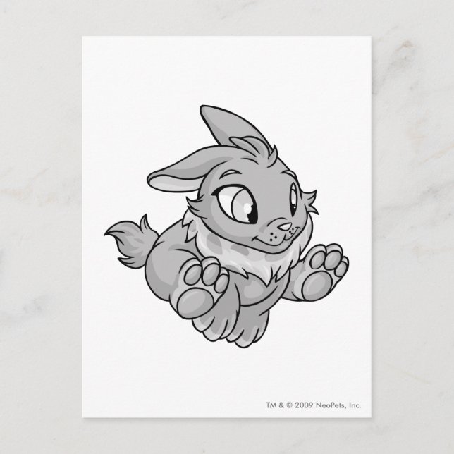 Postal Plata de Cybunny (Anverso)