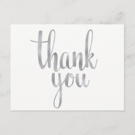 Postal Plata gracias a las postales, Relieve metalizado