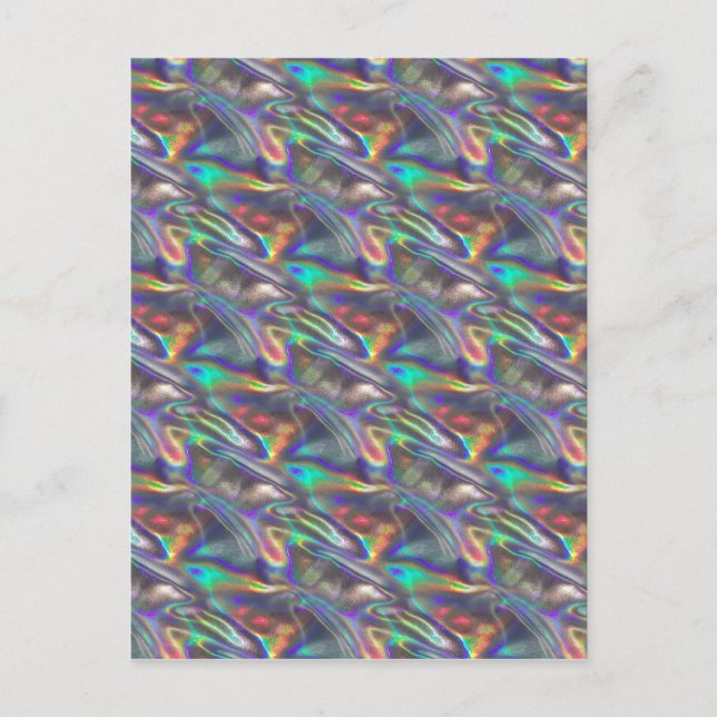 Postal plata holográfica (Anverso)