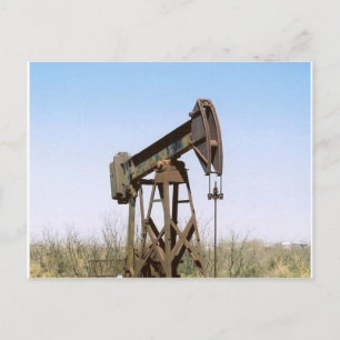 Postal Plataforma de bombeo de petróleo