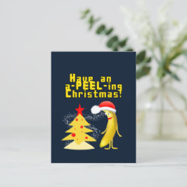 Postal Plátano de Navidad