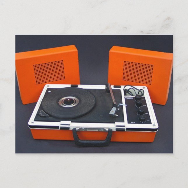 Postal platenspeler (Anverso)