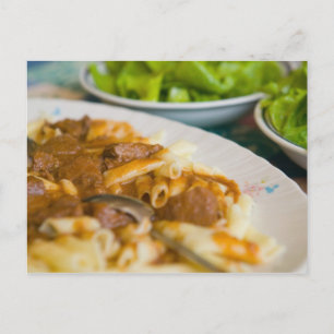 Postal plato de pasta, Istria, Croacia, Europa del Este,