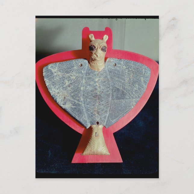 Postal Plato de pecho en forma de águila de cabeza de leó (Anverso)