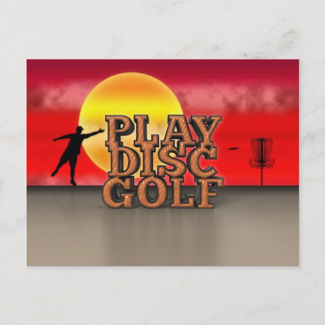 Postal Play Disk Golf (Anverso)
