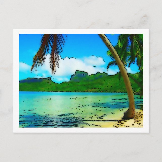 Postal playa (Anverso)