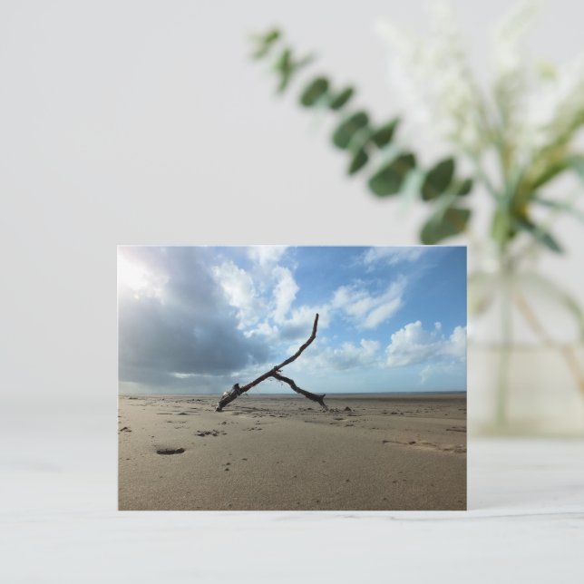 POSTAL PLAYA (Anverso de pie)