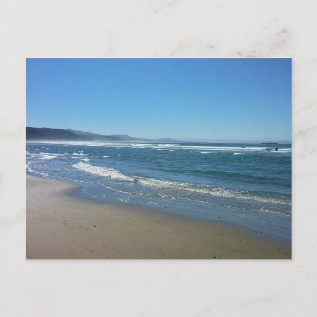 Postal Playa Agate, Oregón (Anverso)