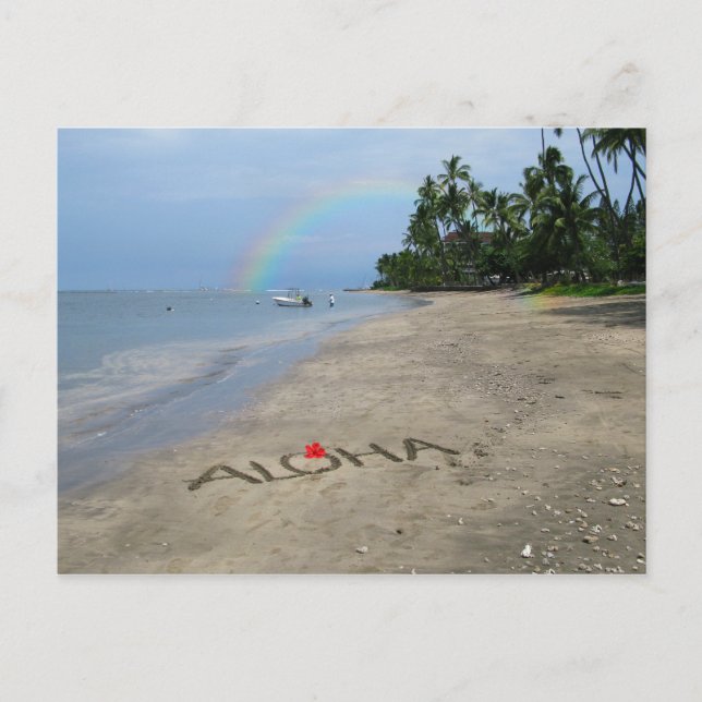 Postal Playa Aloha (Anverso)