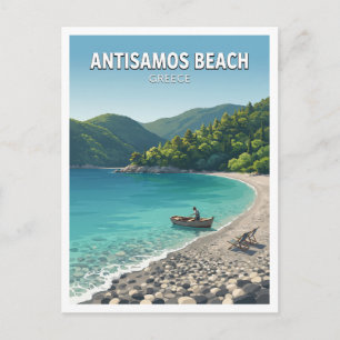 Postal Playa Antisamos, Kefalonia Sami Grecia Viajes