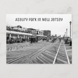 Postal Playa Asbury Park en Nueva Jersey