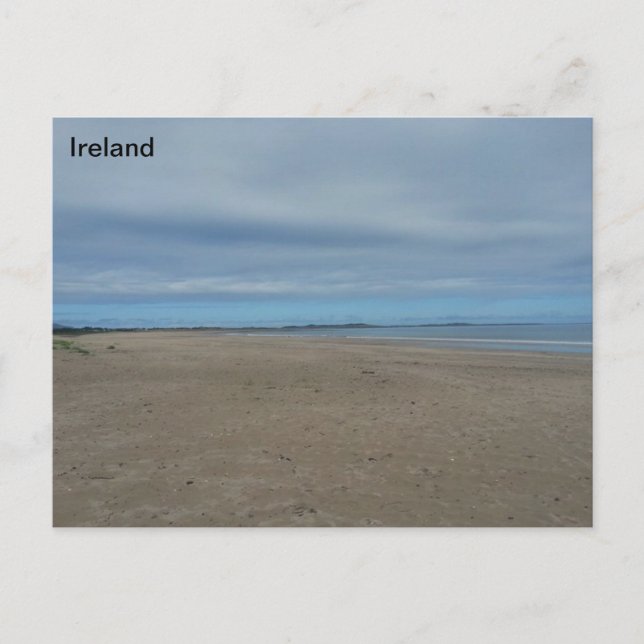 Postal Playa Aughacasla, Castlegregory, Kerry, Irlanda (Anverso)