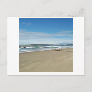 Postal playa básica - cuadrada