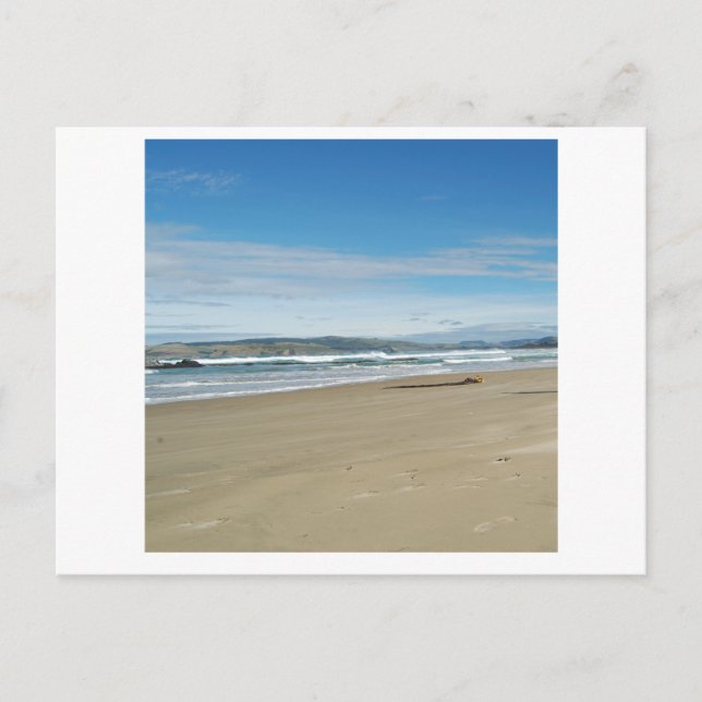 Postal playa básica - cuadrada (Anverso)