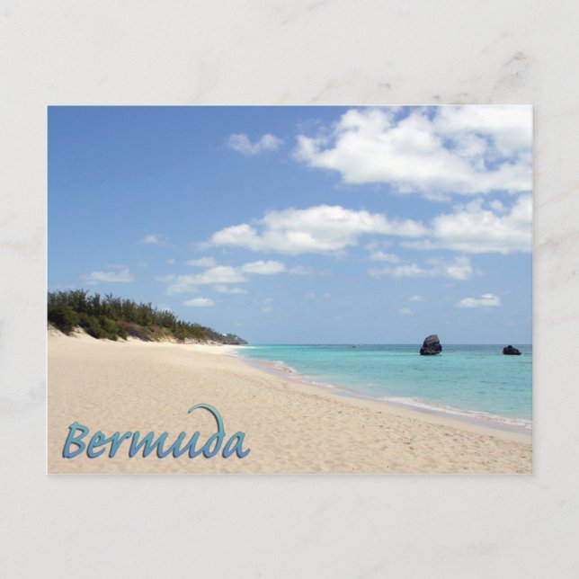 Postal Playa Bermuda (Anverso)