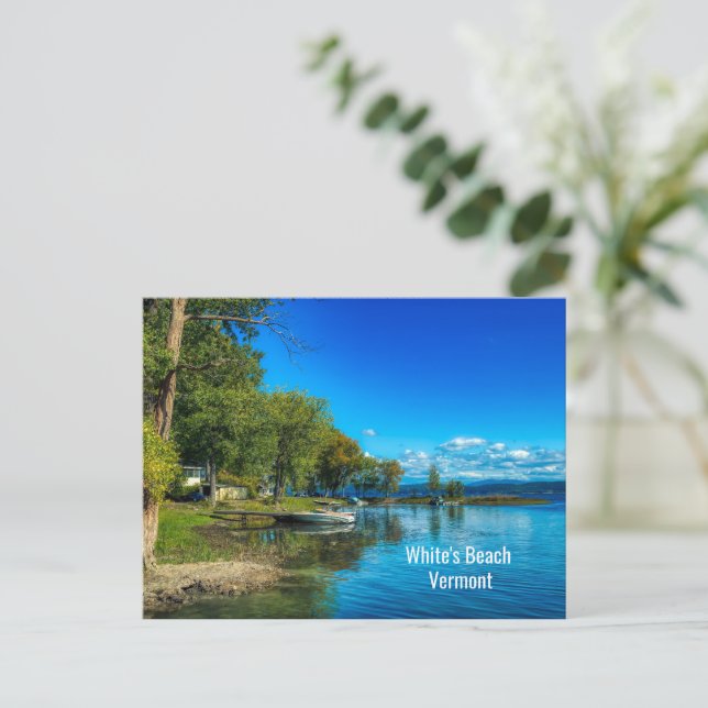 Postal Playa Blanca, Vermont (Anverso de pie)