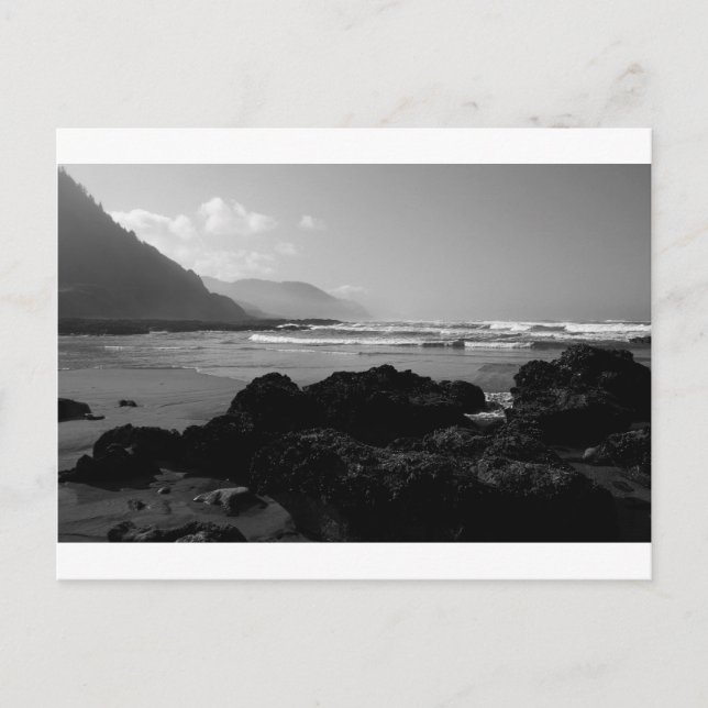 Postal Playa Bob Creek, Oregón (Anverso)