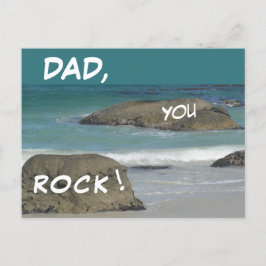 Postal Playa Boulders - PADRE QUE ROCK - Postcard
