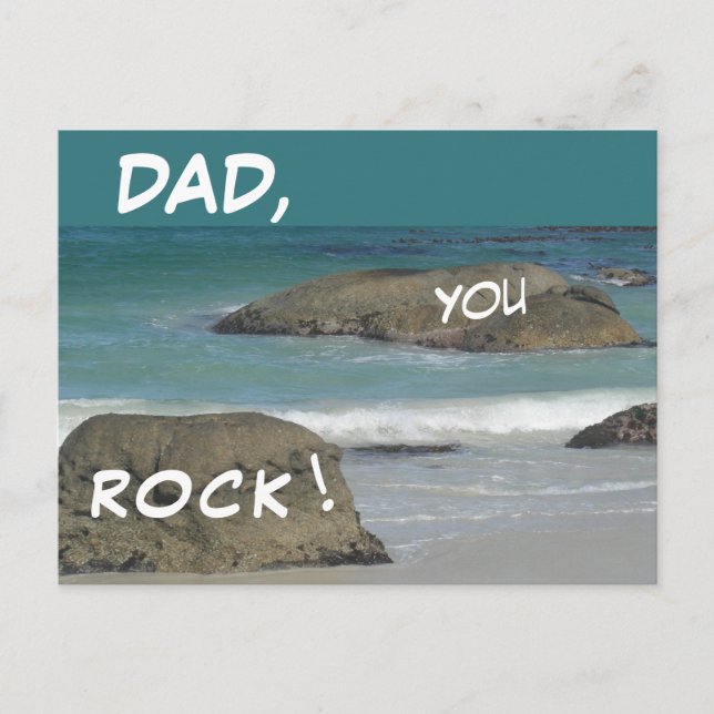 Postal Playa Boulders - PADRE QUE ROCK - Postcard (Anverso)