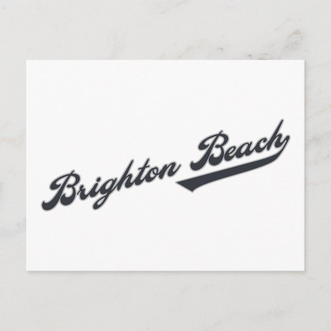 Postal Playa Brighton (Anverso)