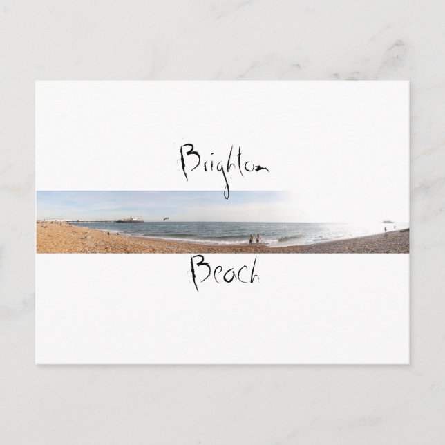 Postal Playa Brighton (Anverso)