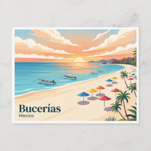 Postal Playa Bucerías México