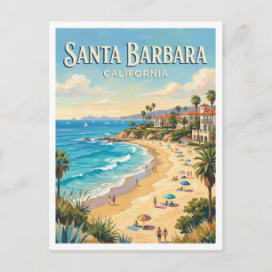Postal Playa Butterfly Santa Barbara California