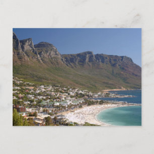 Postal Playa Camps Bay y los Doce Apóstoles