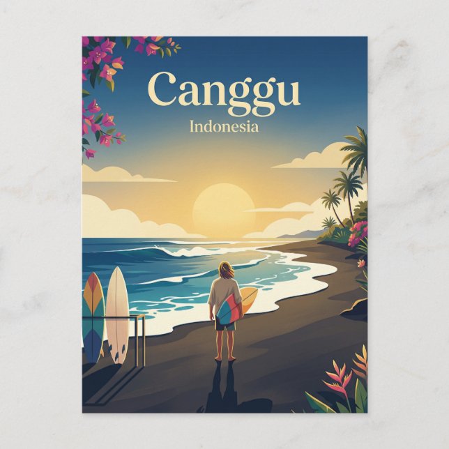 Postal Playa Canggu Indonesia (Anverso)