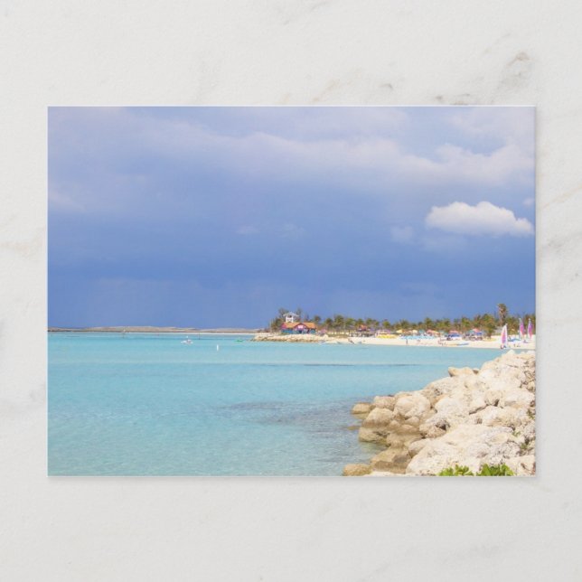 Postal Playa Castaway Cay (Anverso)