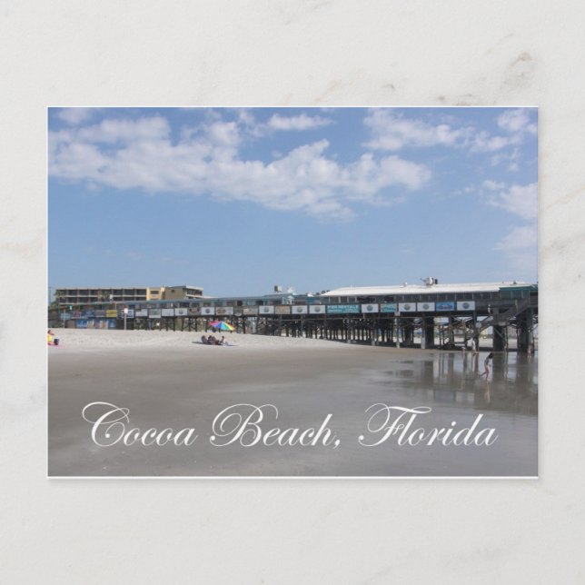 Postal Playa Cocoa (Anverso)