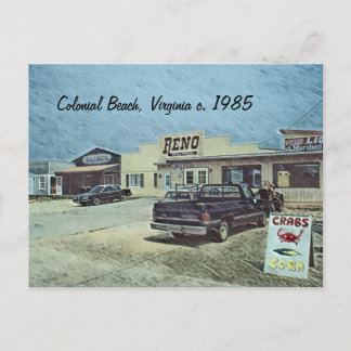Postal Playa Colonial, Virginia c. 1985