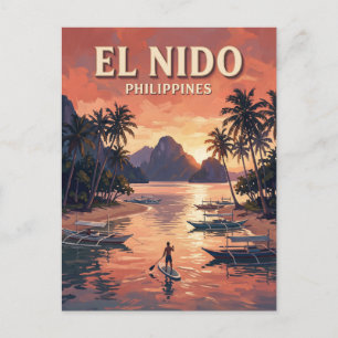 Postal Playa Corong Corong El Nido Filipinas