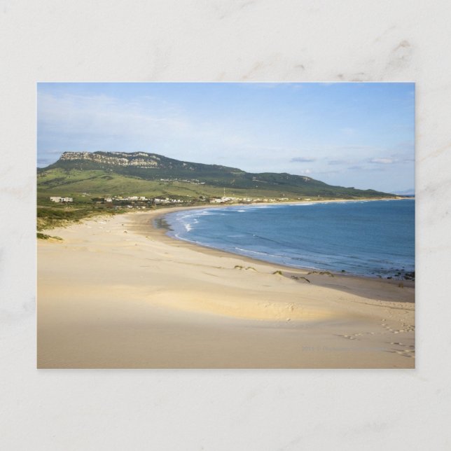 Postal Playa Costera En La Costa Cercana A Tarifa (Anverso)