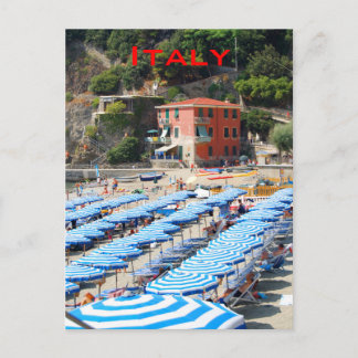 Postal Playa Costera Italiana