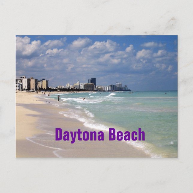 Postal Playa Daytona (Anverso)