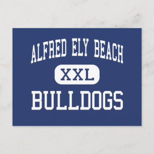 Postal Playa de Alfred Ely - Bulldoges - Alto - Savannah