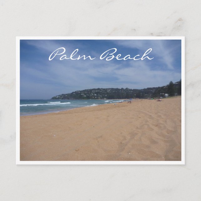 Postal playa de arena (Anverso)