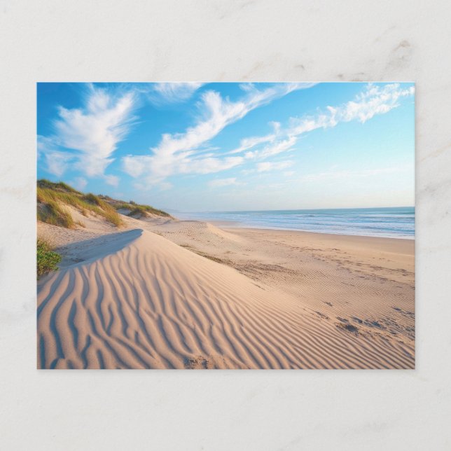 Postal Playa de arena (Anverso)