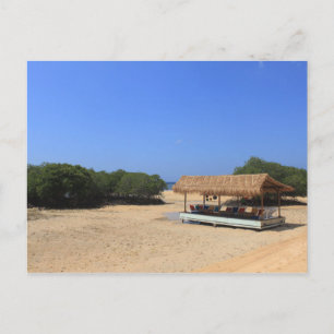 Postal Playa de arena tropical