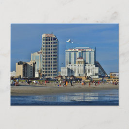 Postal Playa de Atlantic City con Casino