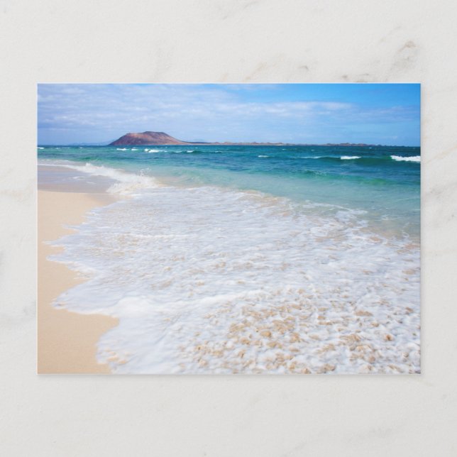 Postal Playa de Bandera de Corralejo (Anverso)