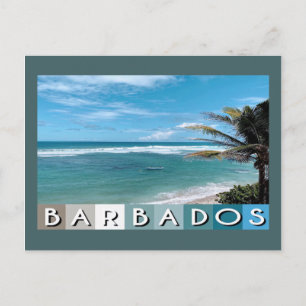 Postal Playa de Barbados