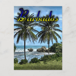 Postal Playa de Barbados